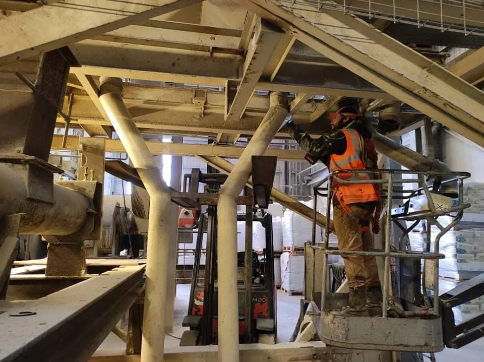 Intervention sur équipements industriels