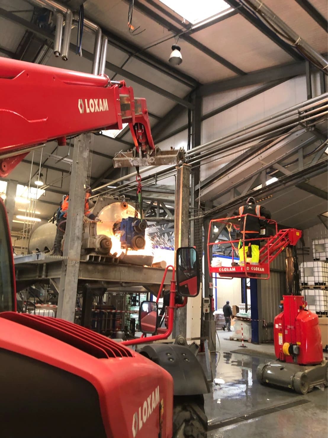 Intervention sur site industriel